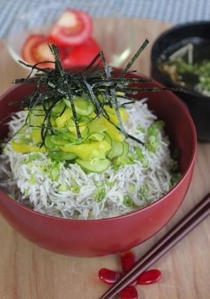 さっぱり！　シャキシャキしらす丼-レシピのメイン写真
