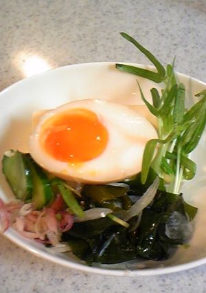 漬け卵☆黄金の味♪冷奴-レシピのメイン写真