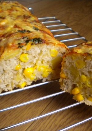 じゃがいもととうもろこしのケークサレ-レシピのメイン写真