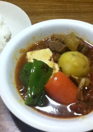 牛すじのスープカレー-レシピのメイン写真