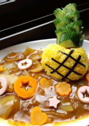 まるごと！パイン☆デコカレー-レシピのメイン写真