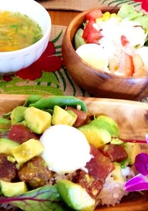〜Hawaiian〜ポキロコモコ-レシピのメイン写真