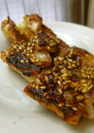 ちくわ＆豚バラでウナギのかば焼き風♬-レシピのメイン写真