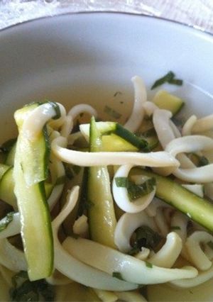 きゅうりとイカの大葉風味の酢の物-レシピのメイン写真