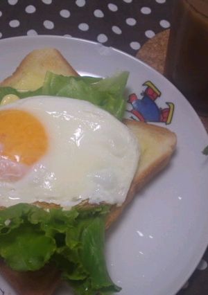 ハムチーズたまごトースト-レシピのメイン写真