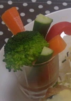 彩り野菜で野菜スティック-レシピのメイン写真