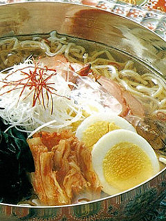 韓国風冷やしラーメン【ラーメンのスープ】-レシピのメイン写真