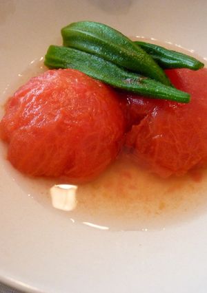 トマトとオクラの冷やし鉢♪-レシピのメイン写真