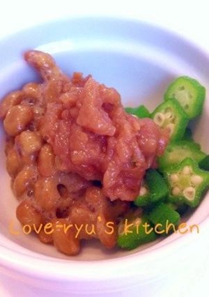 さっぱり♪オクラ納豆梅肉のせ-レシピのメイン写真