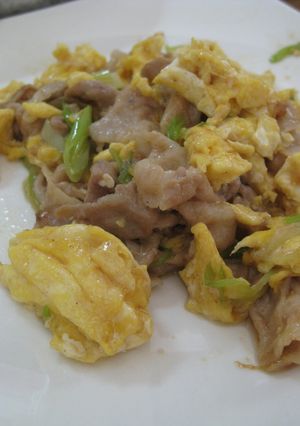 簡単！豚肉のたまご炒め-レシピのメイン写真