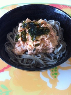 ツナキムチそうめん-レシピのメイン写真