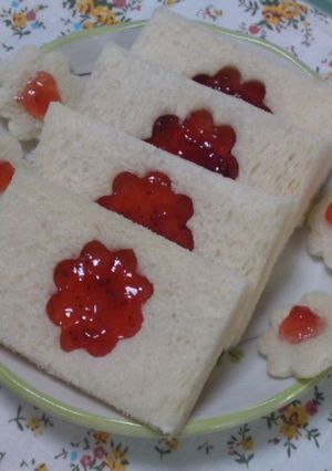 フラワージャムサンド-レシピのメイン写真