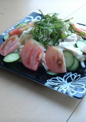 夏にさっぱり！和風サラダうどん-レシピのメイン写真