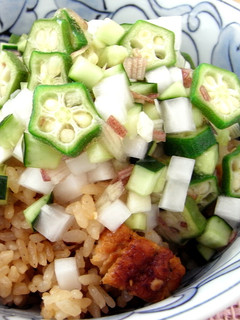 夏だし♪野菜たっぷりうなぎめし-レシピのメイン写真
