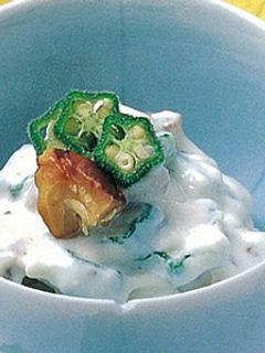 オクラと豆腐の胡桃クリームチーズ和え-レシピのメイン写真