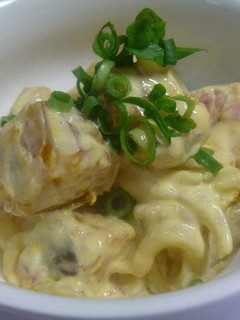 かぼちゃの梅肉風味の豆腐マヨネーズ和え☆-レシピのメイン写真