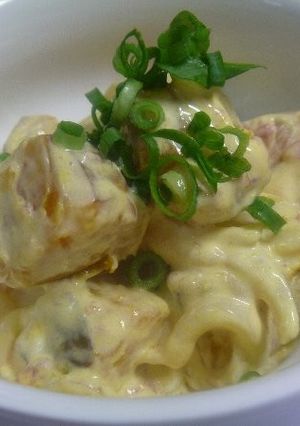 かぼちゃの梅肉風味の豆腐マヨネーズ和え☆-レシピのメイン写真