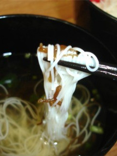 沖縄産もずくスープ素麺-レシピのメイン写真