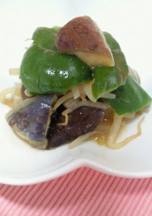 ＊茄子とピーマンの甘辛味噌炒め煮＊-レシピのメイン写真