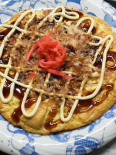 お好み焼き風オムレツ-レシピのメイン写真