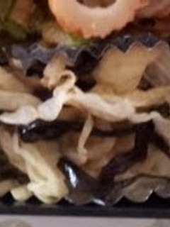 お弁当にも。キャベツとしそ昆布の和え物 -レシピのメイン写真
