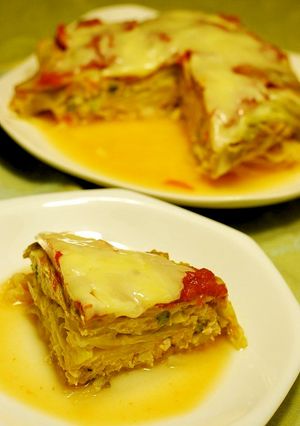 キャベツとトマトのチーズミルフィーユ-レシピのメイン写真