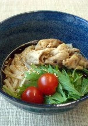 ぶっかけ肉うどんで夏バテ解消！-レシピのメイン写真