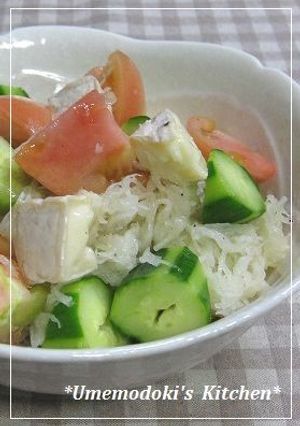 チーズと野菜のさっぱり＆コク旨サラダ-レシピのメイン写真