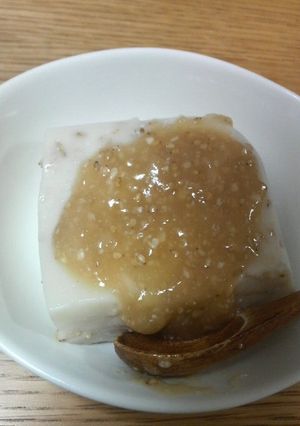 プチプチ食感がいい感じ 胡麻豆腐-レシピのメイン写真