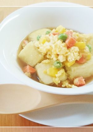 簡単♪スピードおかず卵あんかけ豆腐-レシピのメイン写真