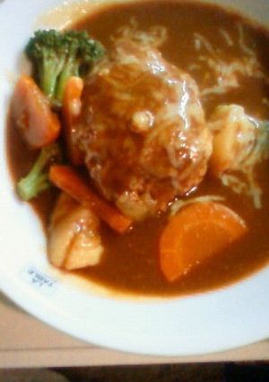 失敗なし！かんたん煮込みハンバーグ-レシピのメイン写真