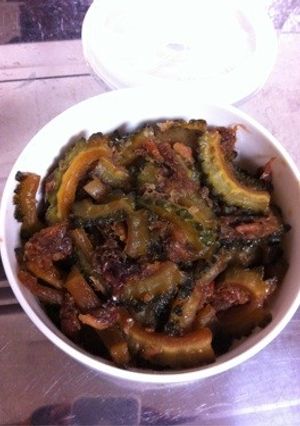 フライパンで！ゴーヤの佃煮-レシピのメイン写真