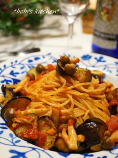 *なすのトマトソースパスタ*-レシピのメイン写真
