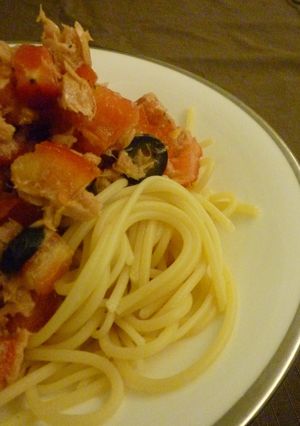 省エネ！トマトパスタ-レシピのメイン写真
