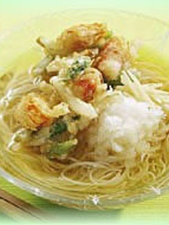 かきあげぶっかけそうめん-レシピのメイン写真