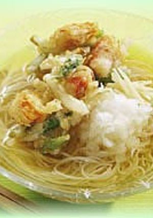 かきあげぶっかけそうめん-レシピのメイン写真