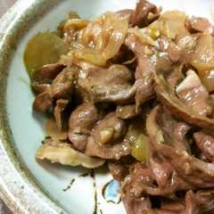 รูปของ 豚ハツの塩とレモン炒め