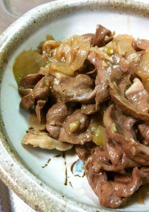 豚ハツの塩とレモン炒め-レシピのメイン写真