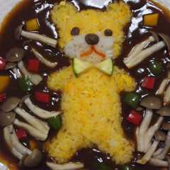 きのこの森のクマさんカレー-レシピのメイン写真