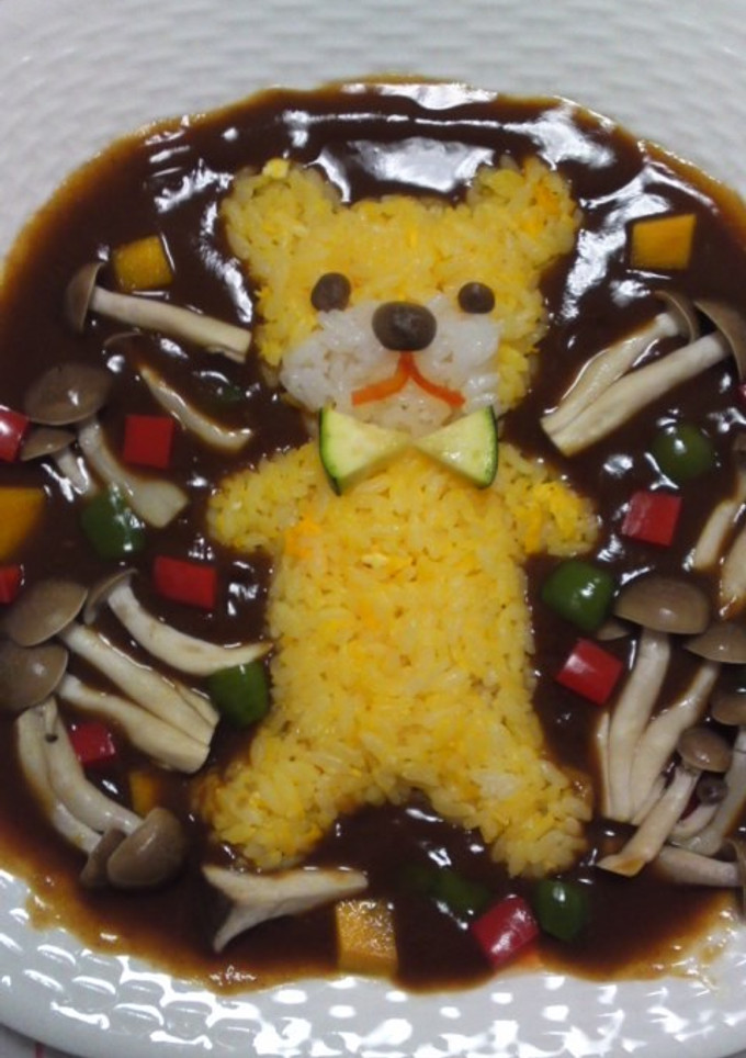 きのこの森のクマさんカレー-レシピのメイン写真