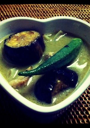 夏野菜のグリーンカレー-レシピのメイン写真