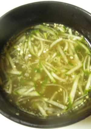 香味野菜の冷たい汁もの-レシピのメイン写真