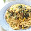 ダシ&具の2役♪ かつおぶし*パスタ