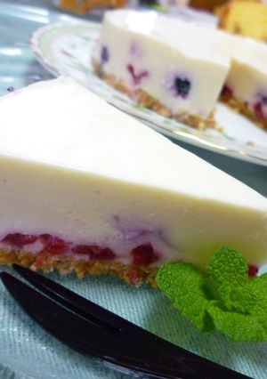 レア☆豆腐ヨーグルトケーキ♪-レシピのメイン写真