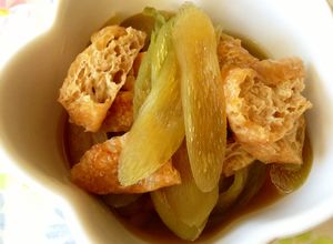 はす芋（りゅうきゅう）と油揚げの煮物✿-レシピのメイン写真