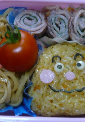 キャラ弁☆　カレーパンマン♪-レシピのメイン写真
