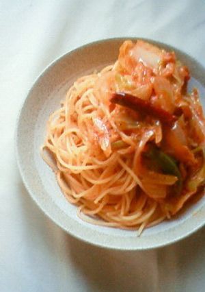 炒めキャベツのピリ辛パスタ-レシピのメイン写真