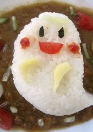 おばけのデコ☆カレー-レシピのメイン写真