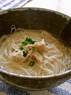 塩ごまそうめん-レシピのメイン写真