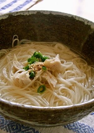 塩ごまそうめん-レシピのメイン写真